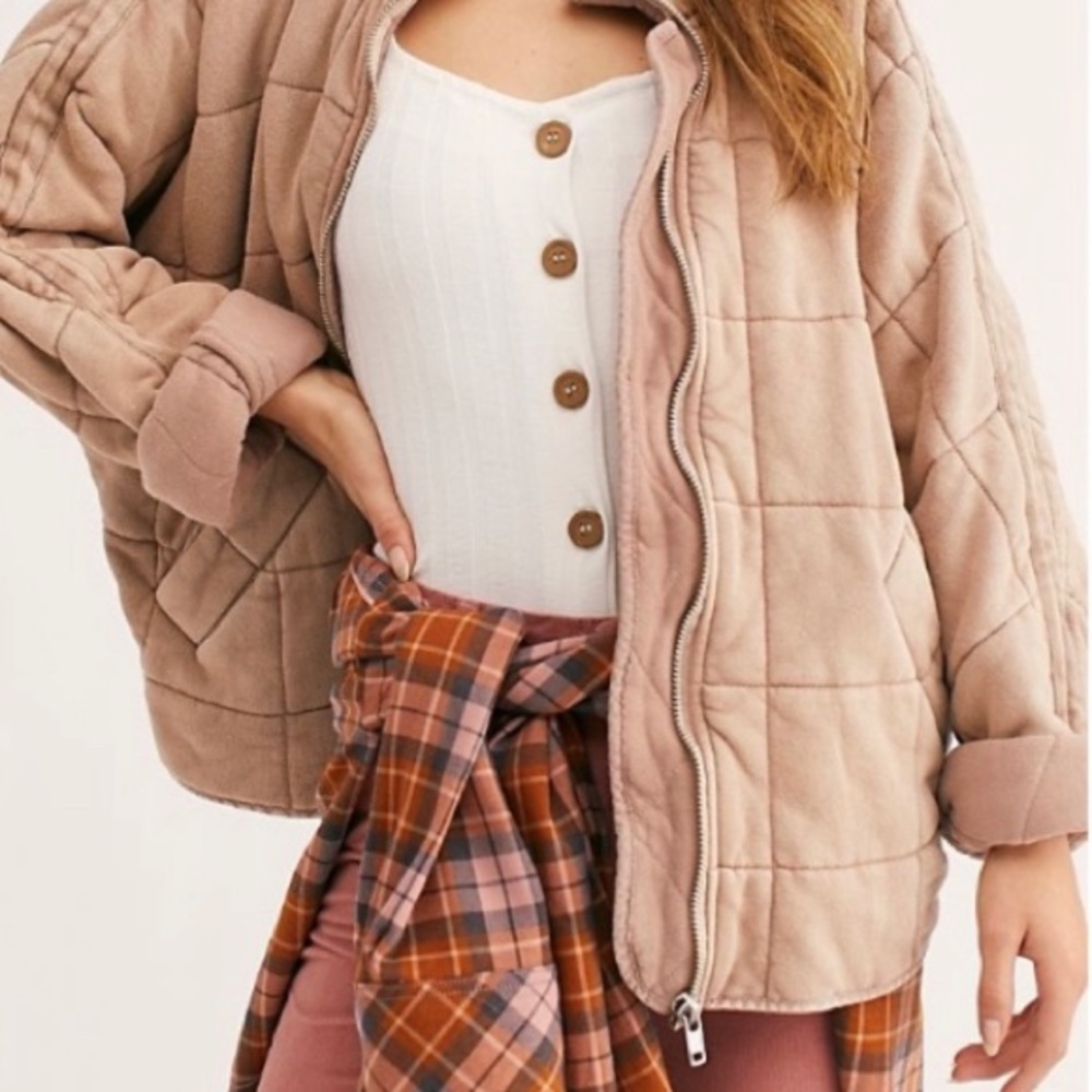 free people quilted jacket